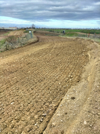 vue du circuit de motocross